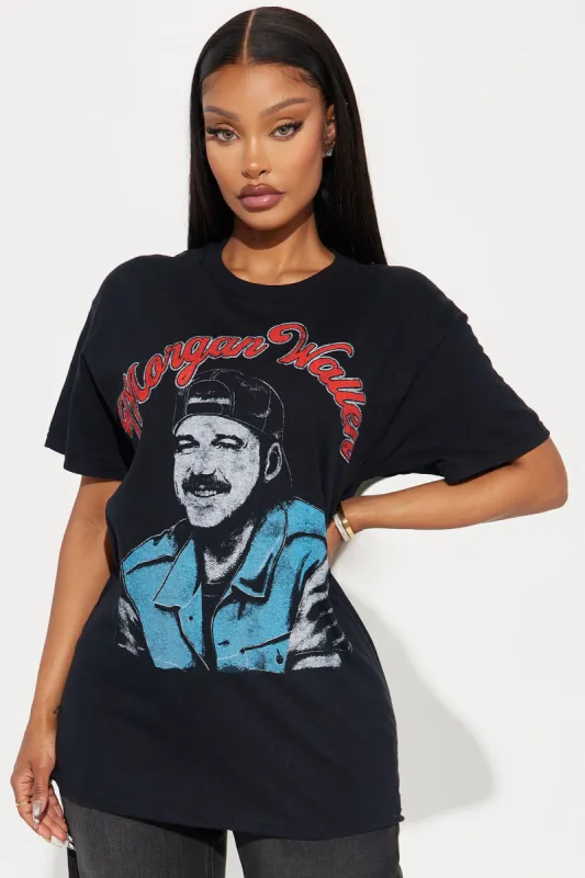 Morgan Wallen Last Night Washed Tee - Black Wash sold by Fashion Nova