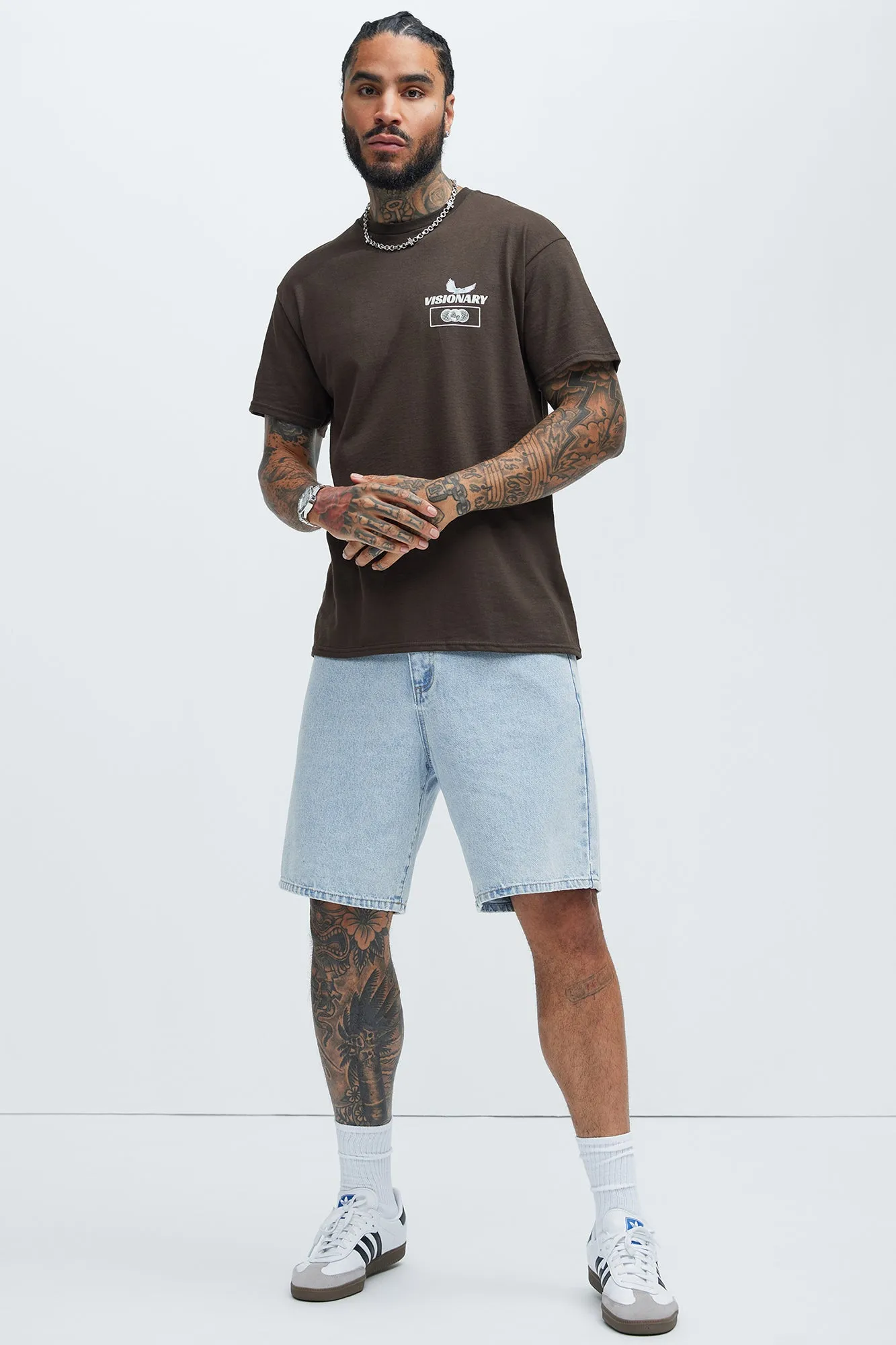Head In The Clouds Short Sleeve Tee - Chocolate sold by Fashion Nova product image thumbnail 2