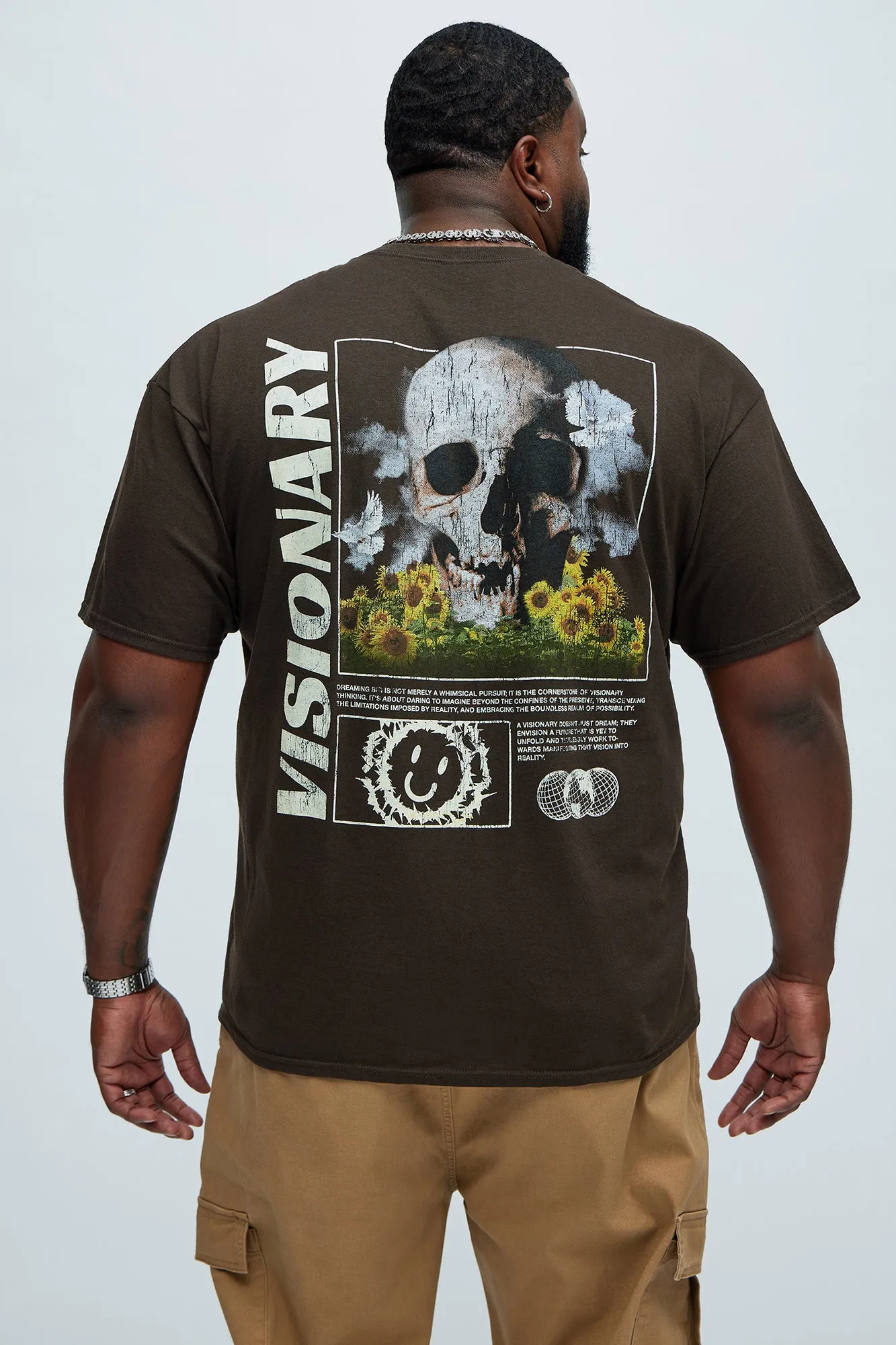 Head In The Clouds Short Sleeve Tee - Chocolate sold by Fashion Nova product image thumbnail 5