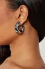 Pedal To The Metal Earrings - Gunmetal sold by Fashion Nova