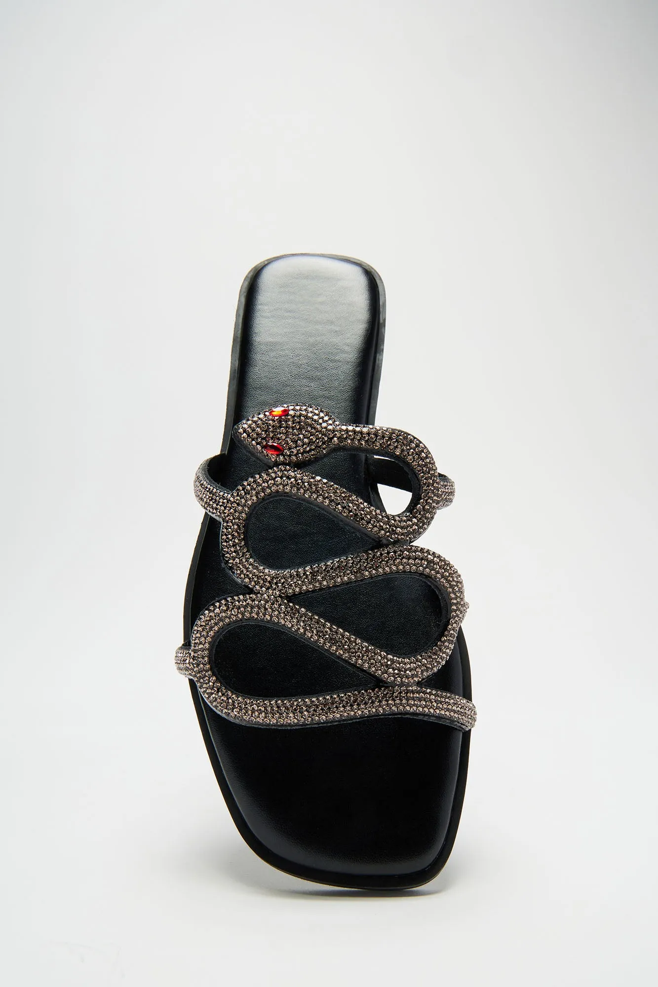 Slither Over Here Sandals - Black sold by Fashion Nova
