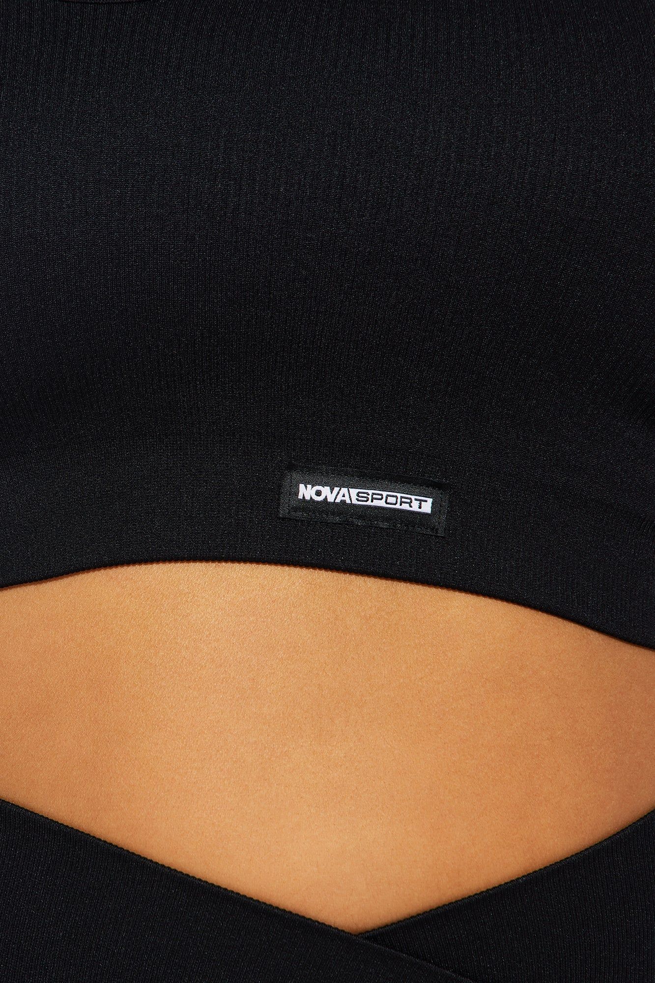 Namaste Seamless Sports Bra - Black sold by Fashion Nova product image thumbnail 7