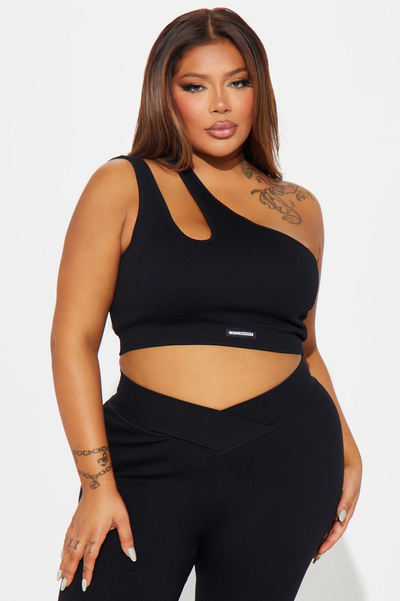 Namaste Seamless Sports Bra - Black sold by Fashion Nova product image thumbnail 5