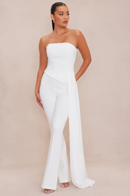 Genesis Draped Pant Set - White sold by Fashion Nova