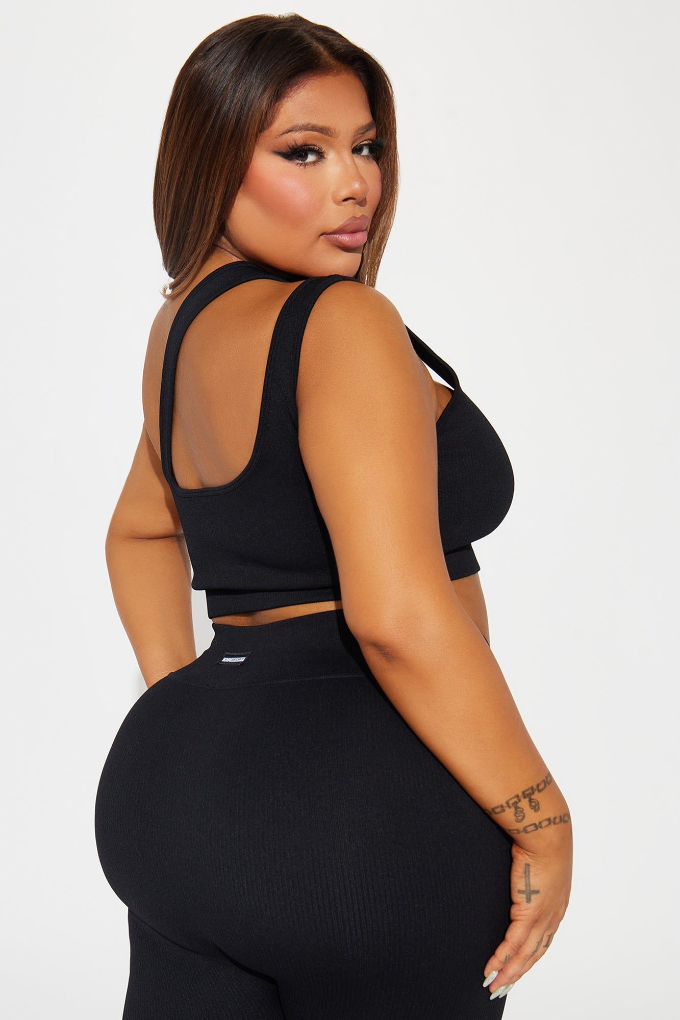 Namaste Seamless Sports Bra - Black sold by Fashion Nova product image thumbnail 8