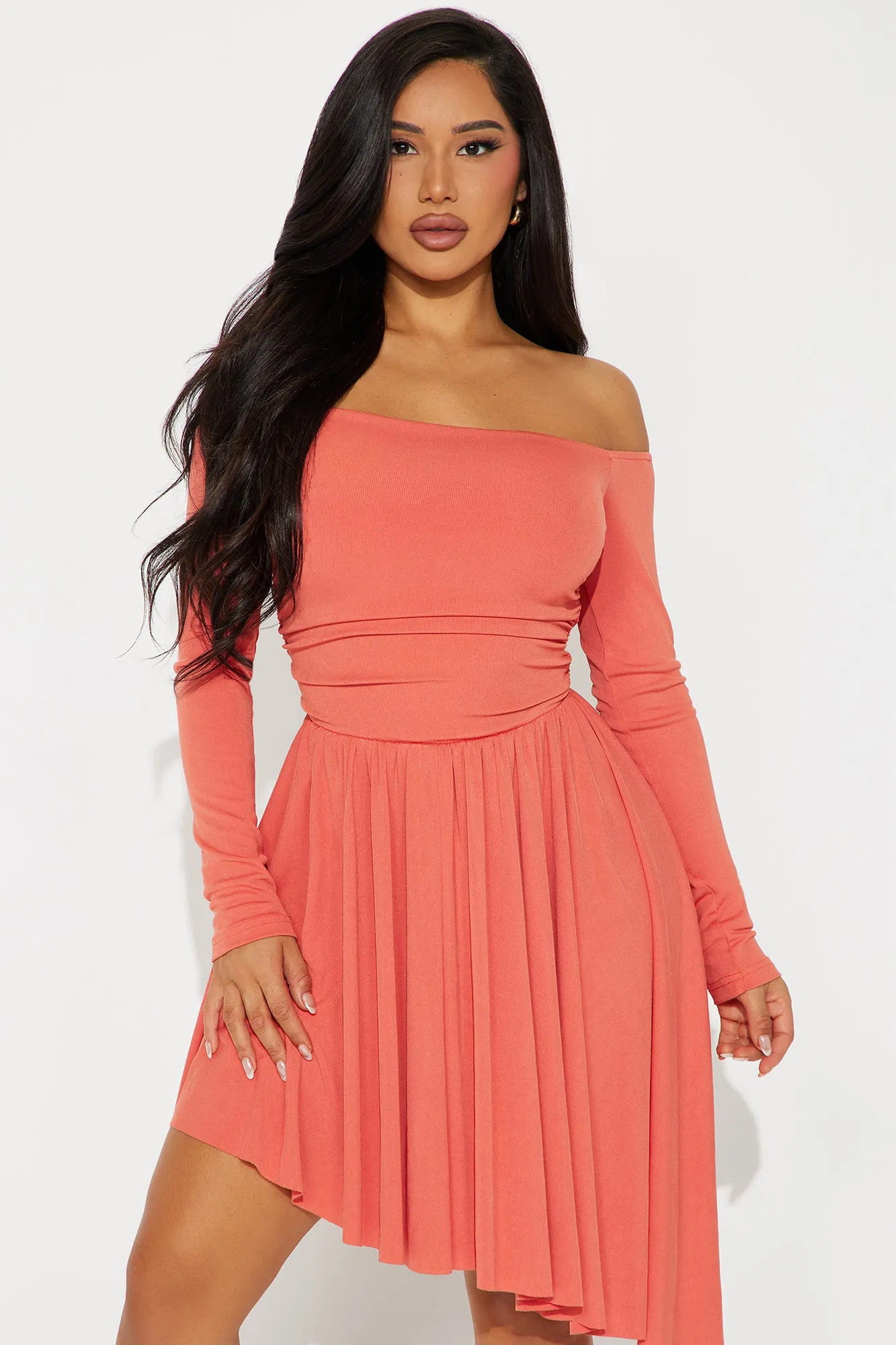 Runaway With Me Mini Dress - Rust sold by Fashion Nova product image thumbnail 2