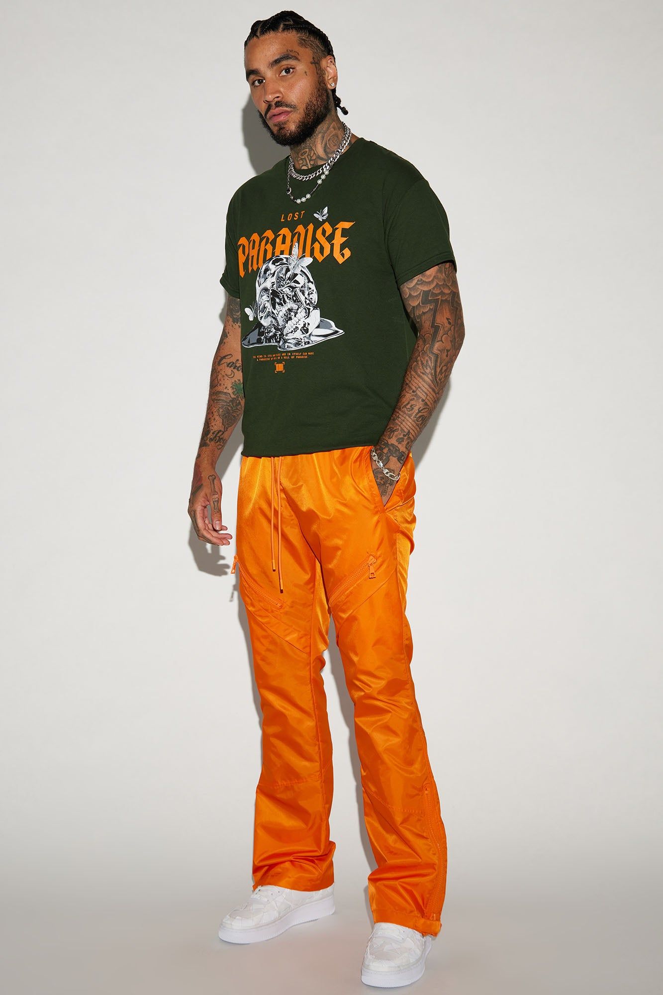 Lost Paradise Forever Short Sleeve Tee - Hunter sold by Fashion Nova product image thumbnail 3