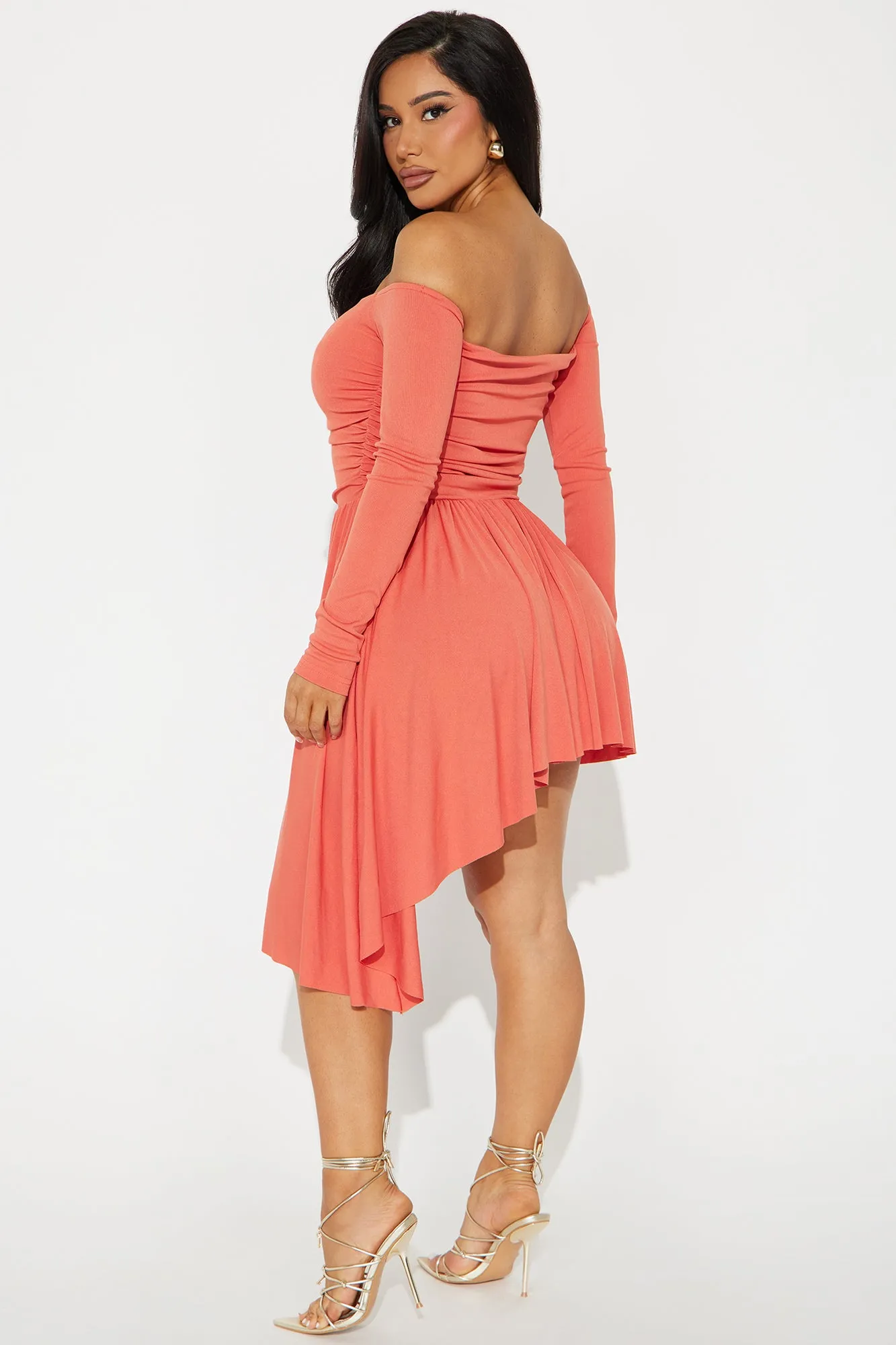 Runaway With Me Mini Dress - Rust sold by Fashion Nova product image thumbnail 3