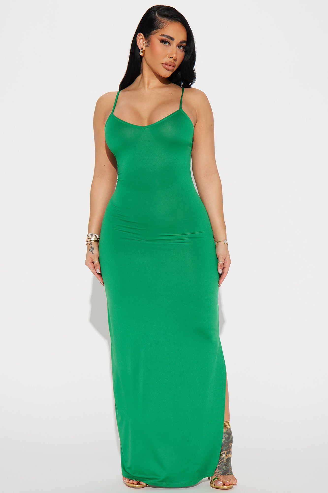 Annie Maxi Dress - Green sold by Fashion Nova