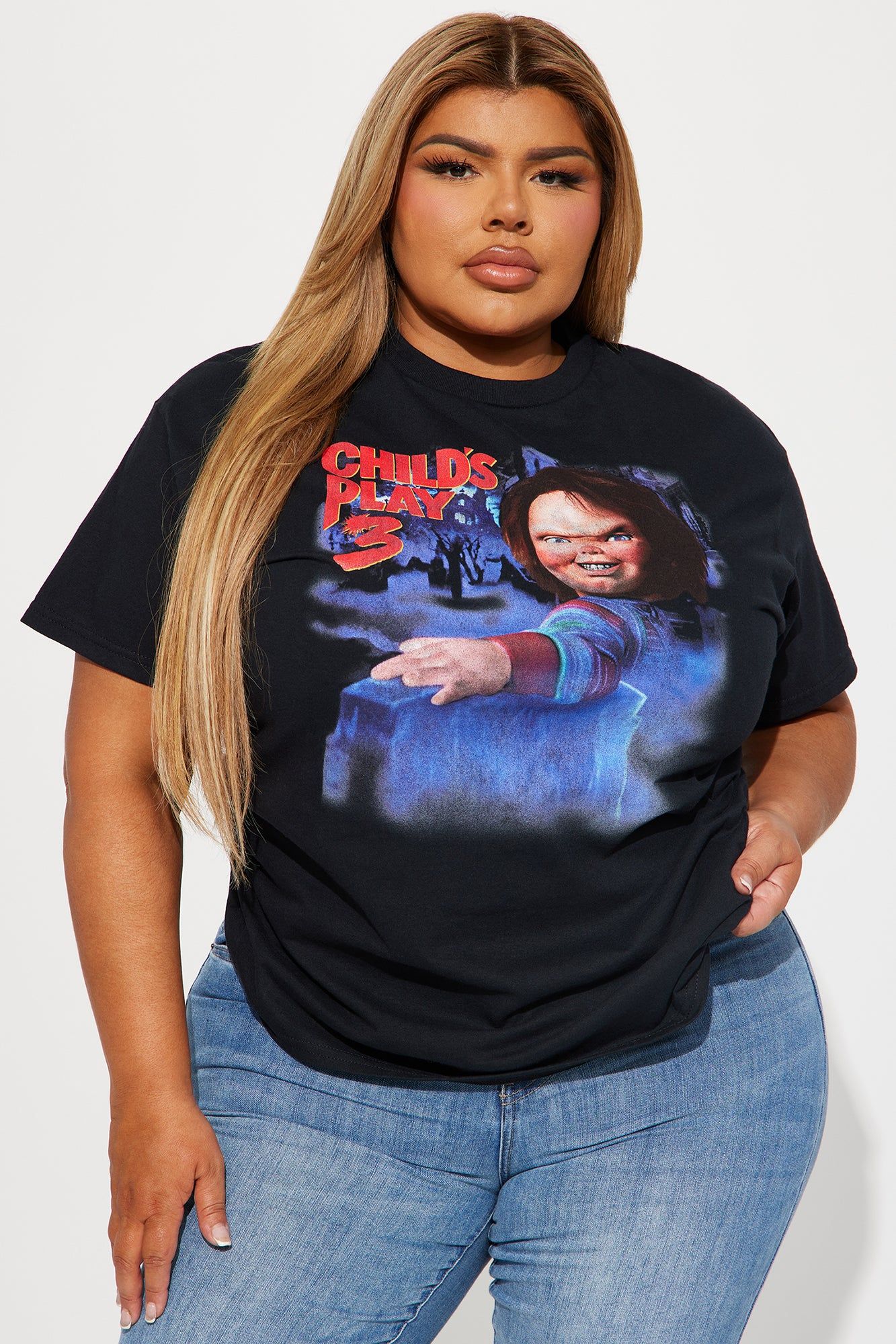 Chuckie Child's Play Graphic Tshirt - Black sold by Fashion Nova product image thumbnail 4