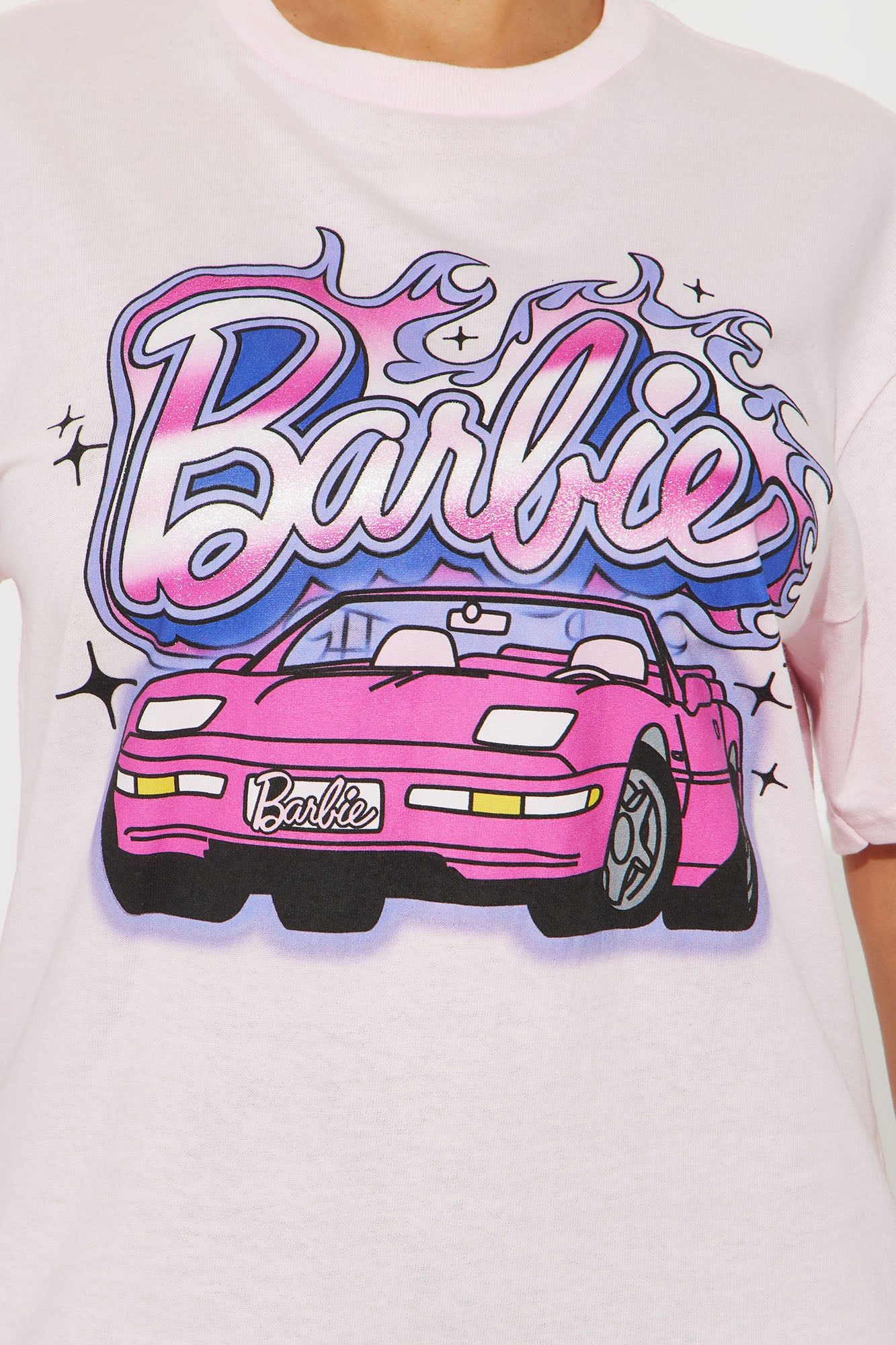 Drop Top Livin' Barbie Graphic Tee - Pink sold by Fashion Nova product image thumbnail 3