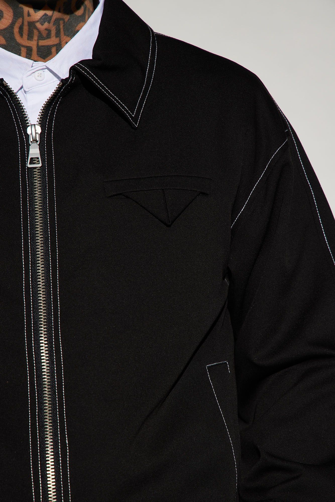 Milano Cropped Jacket - Black sold by Fashion Nova product image thumbnail 3