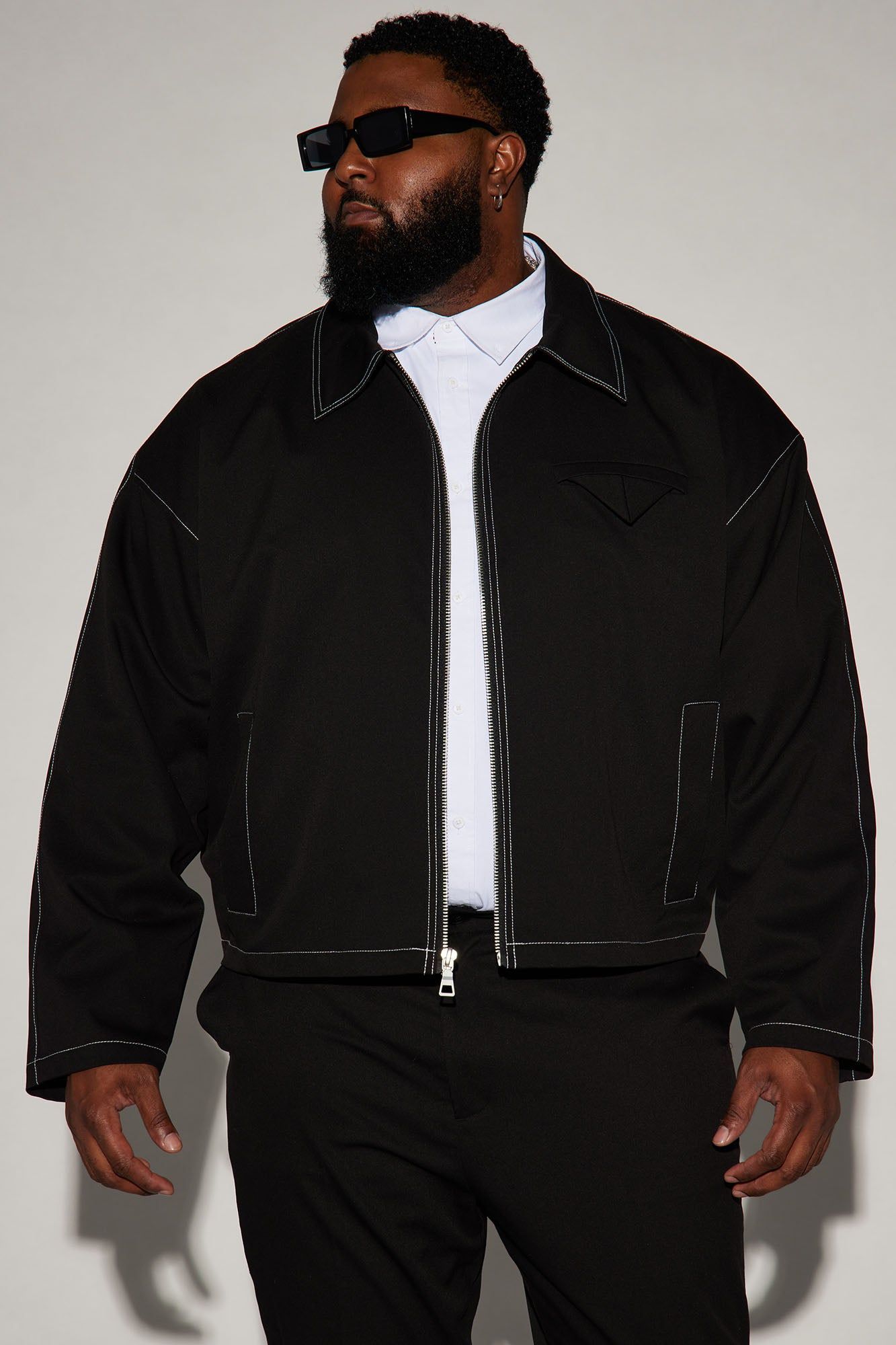 Milano Cropped Jacket - Black sold by Fashion Nova product image thumbnail 5