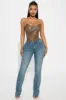 Memphis Stretch Booty Lifter Bootcut Jean - Vintage Wash sold by Fashion Nova
