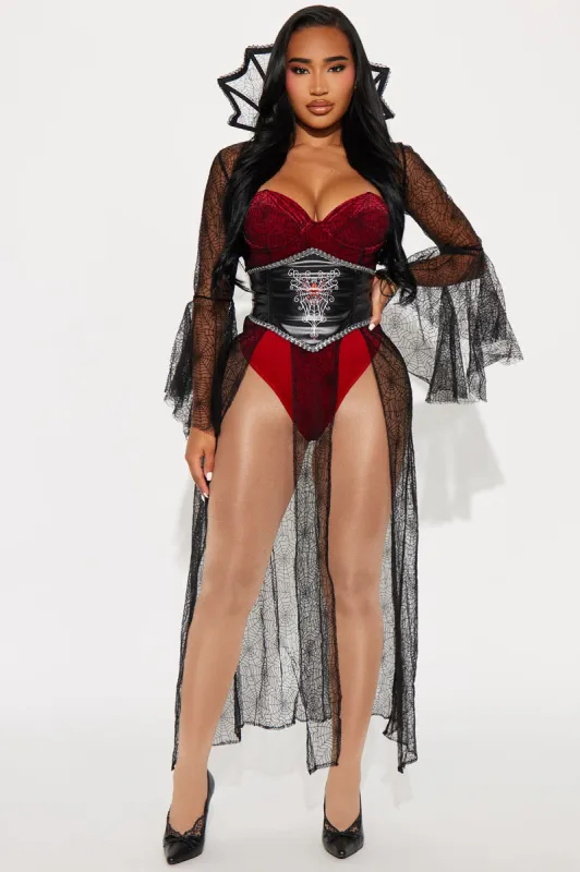 Sultry Vampire Queen 2 Piece Costume Set - Red sold by Fashion Nova