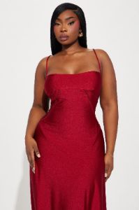 Madison Tricot Gown - Red sold by Fashion Nova
