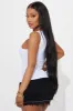 Sasha Scoop Neck Tank Top - White sold by Fashion Nova