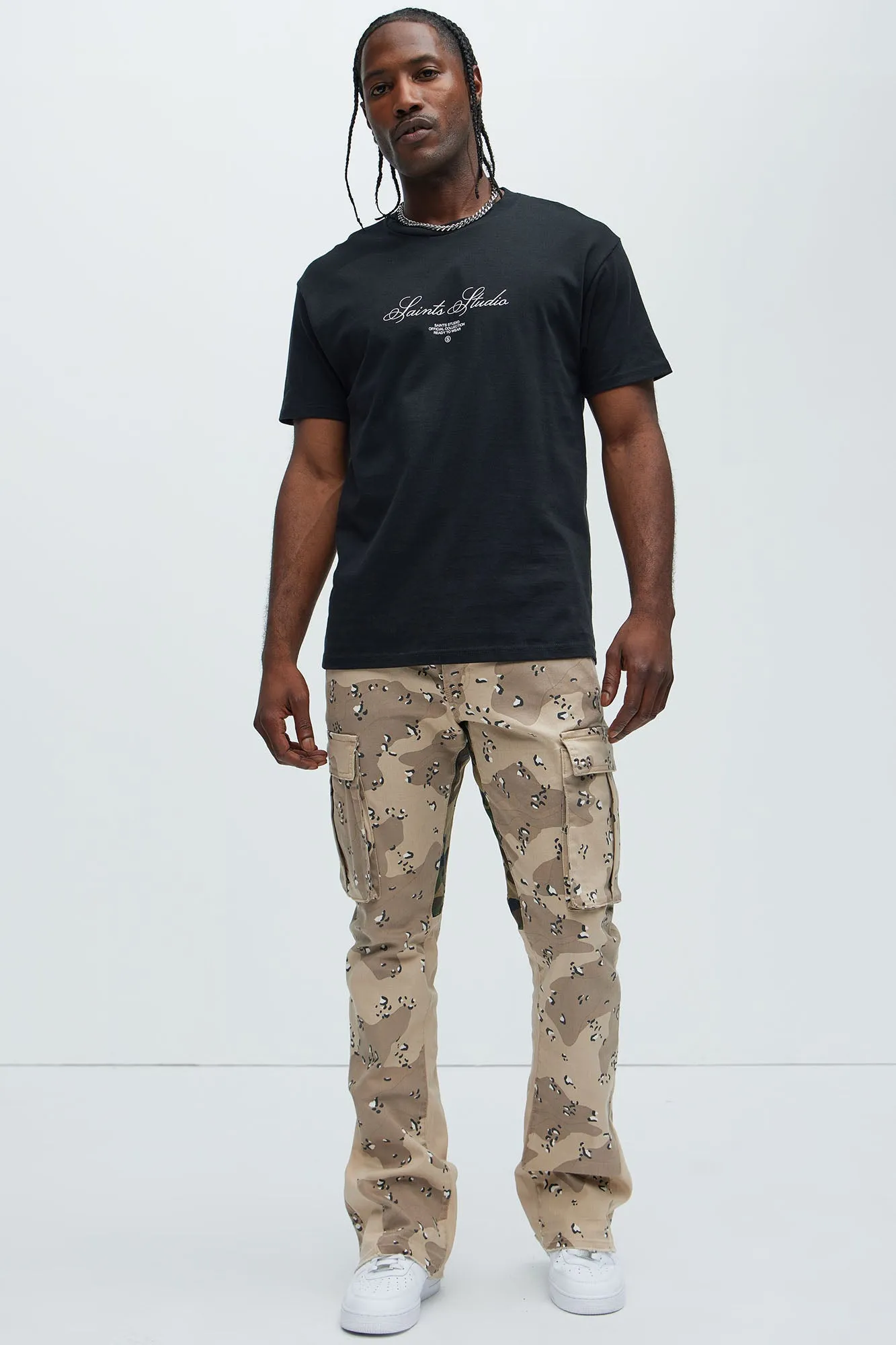 Saints Studio Worldwide Short Sleeve Tee - Black sold by Fashion Nova product image thumbnail 2