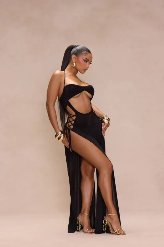 Resort Life Maxi Dress - Black sold by Fashion Nova