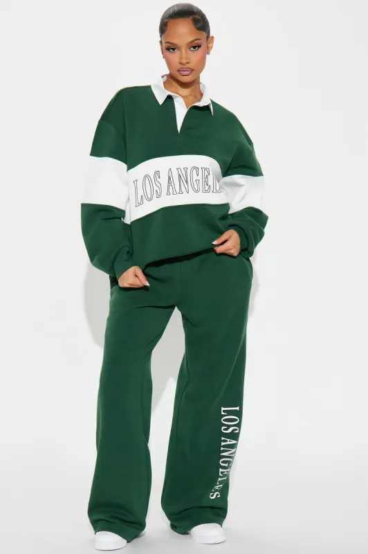 Living The LA Life Pant Set - Hunter sold by Fashion Nova