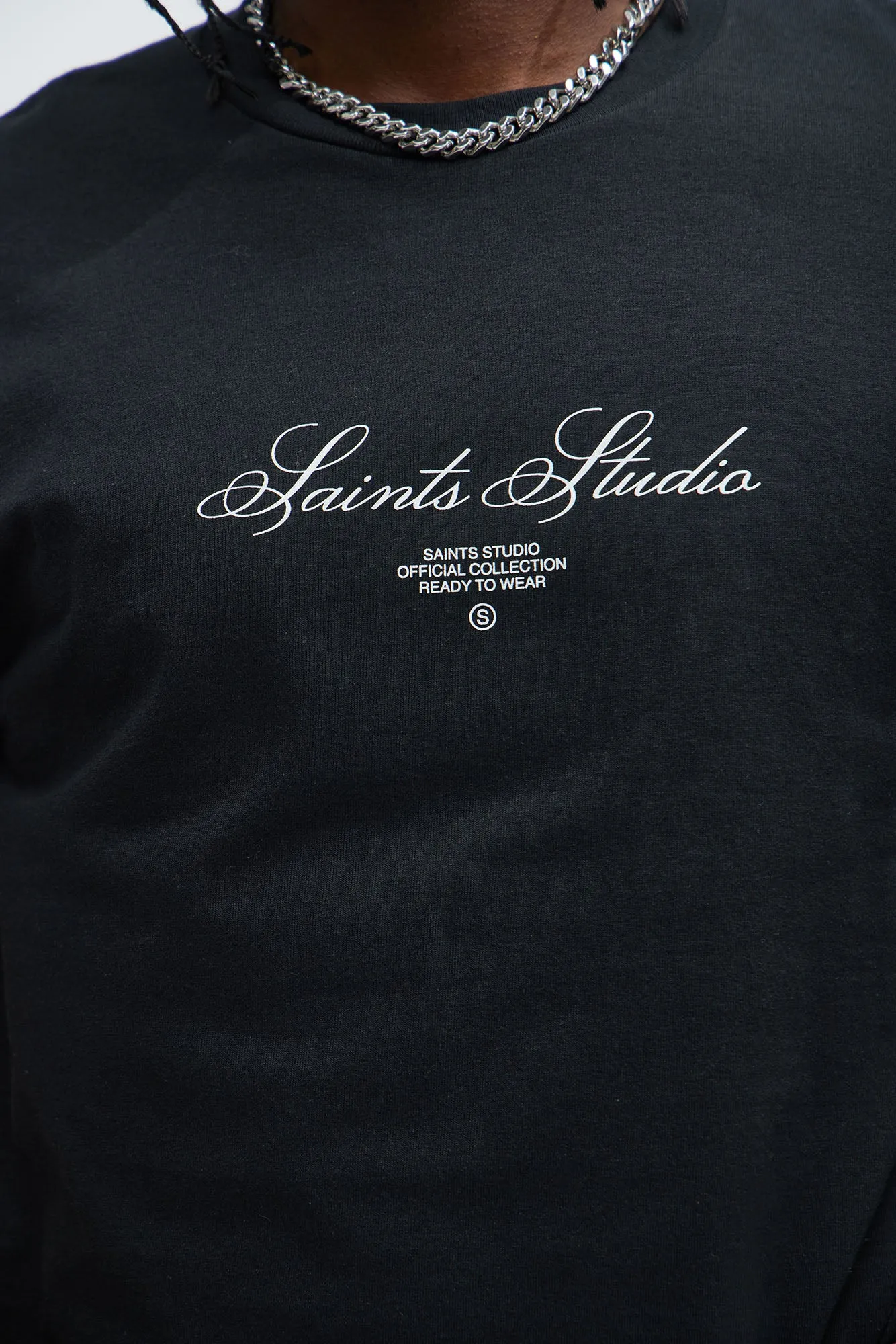 Saints Studio Worldwide Short Sleeve Tee - Black sold by Fashion Nova product image thumbnail 4