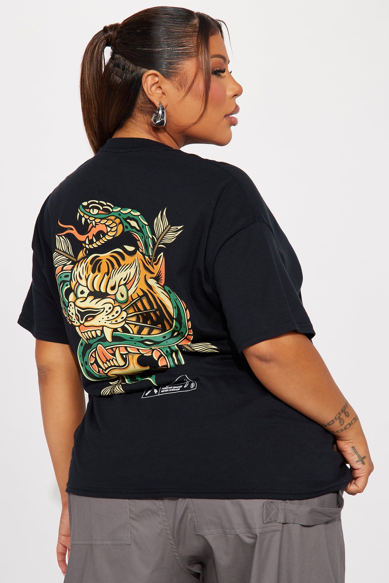 Forever Savage Graphic T-Shirt - Black sold by Fashion Nova product image thumbnail 8