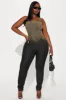 Lian Denim Jumpsuit - Black Wash sold by Fashion Nova