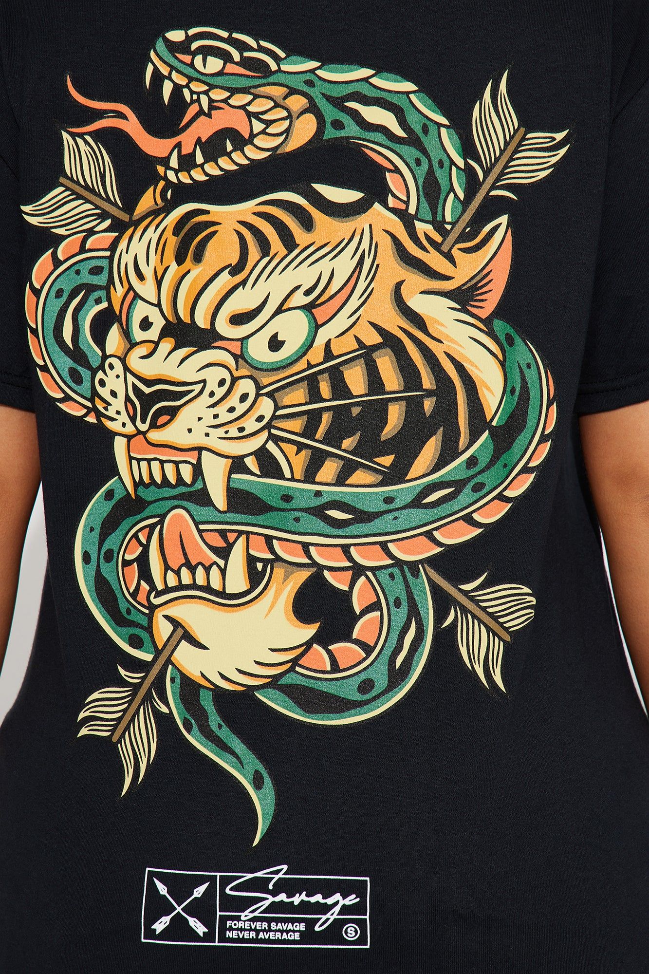 Forever Savage Graphic T-Shirt - Black sold by Fashion Nova product image thumbnail 5