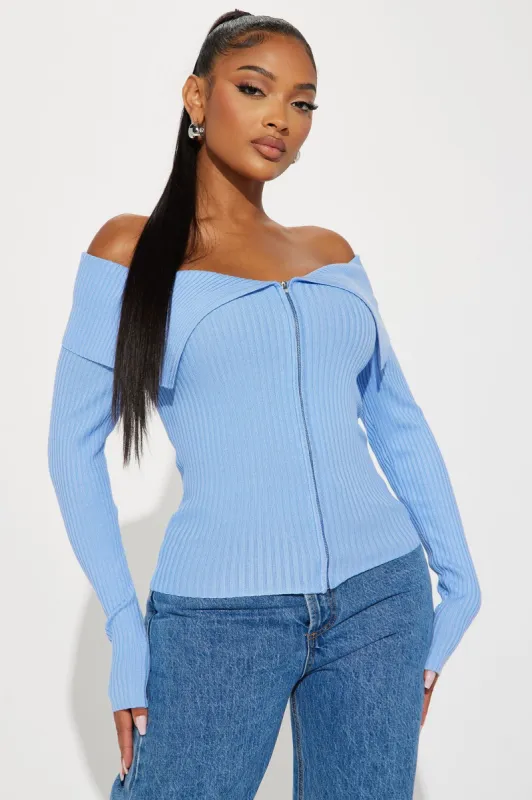 Maylah Cardigan - Blue sold by Fashion Nova