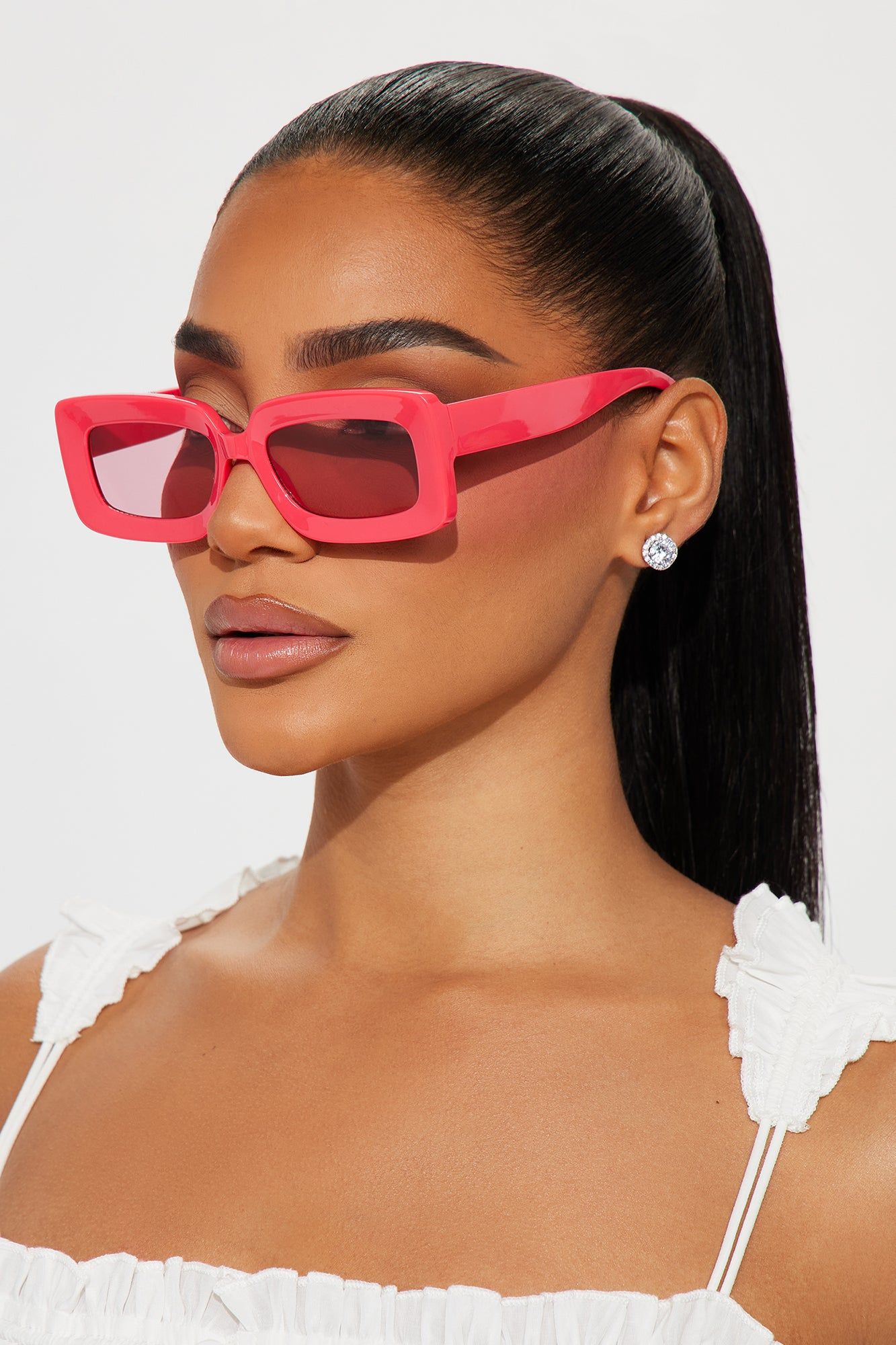 Come Over Sunglasses - Pink sold by Fashion Nova