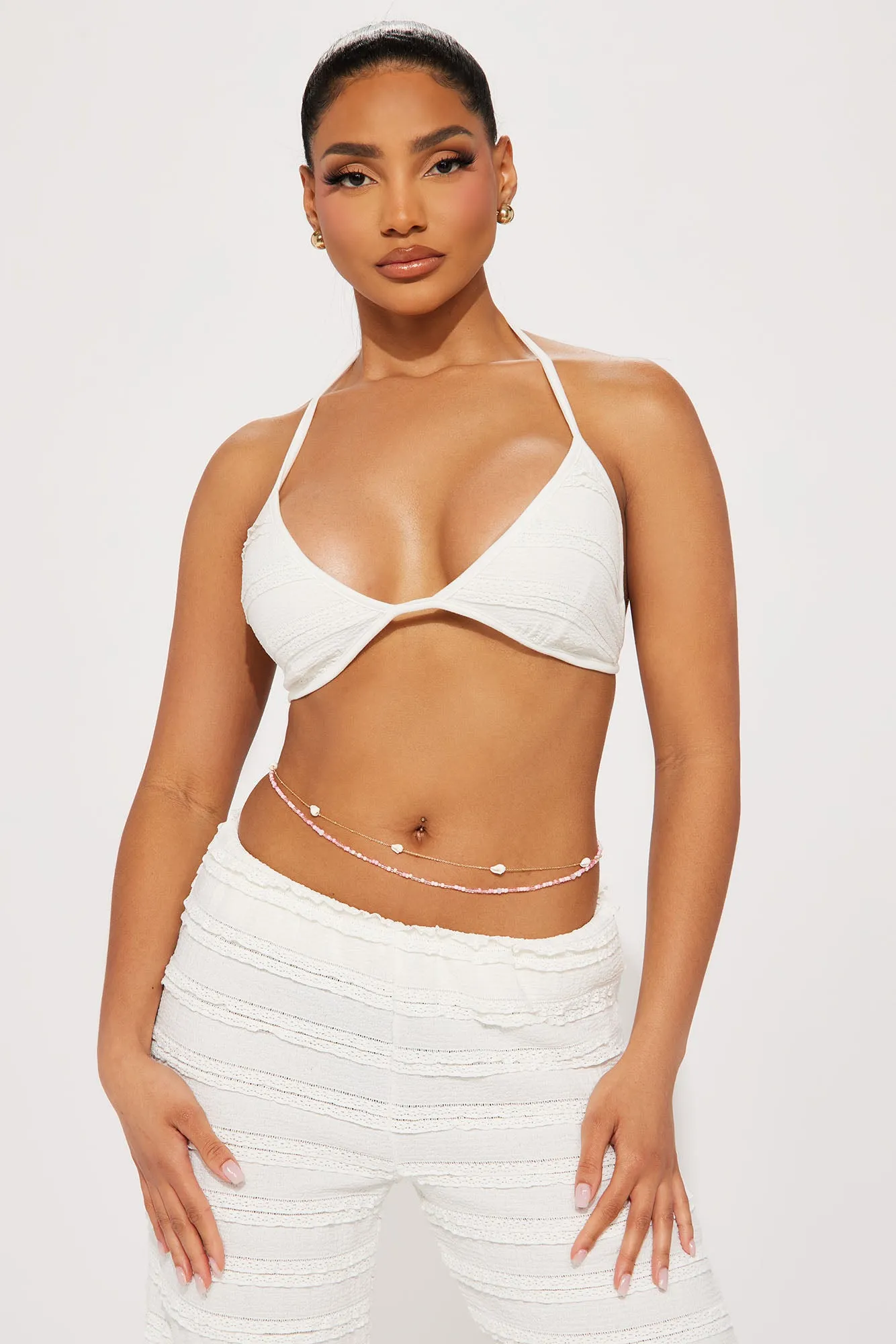 Ocean Waves 2 Piece Belly Chain Set - Gold/Pink sold by Fashion Nova product image thumbnail 2