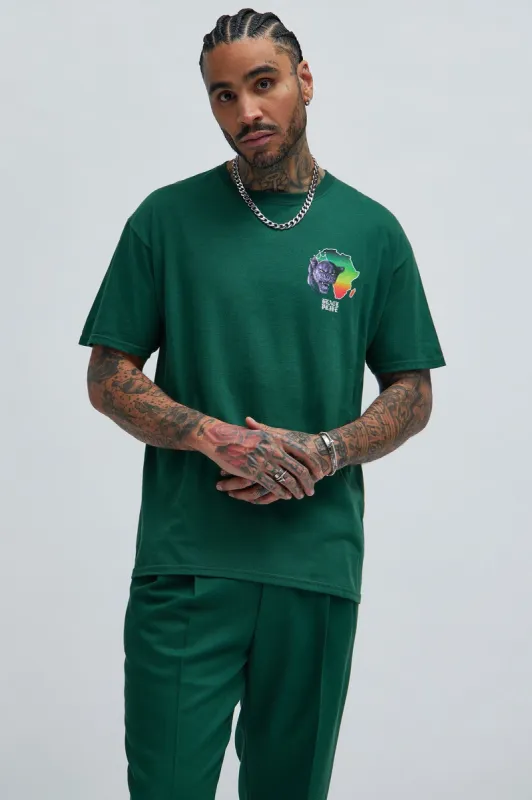 King Africa Short Sleeve Tee - Green sold by Fashion Nova
