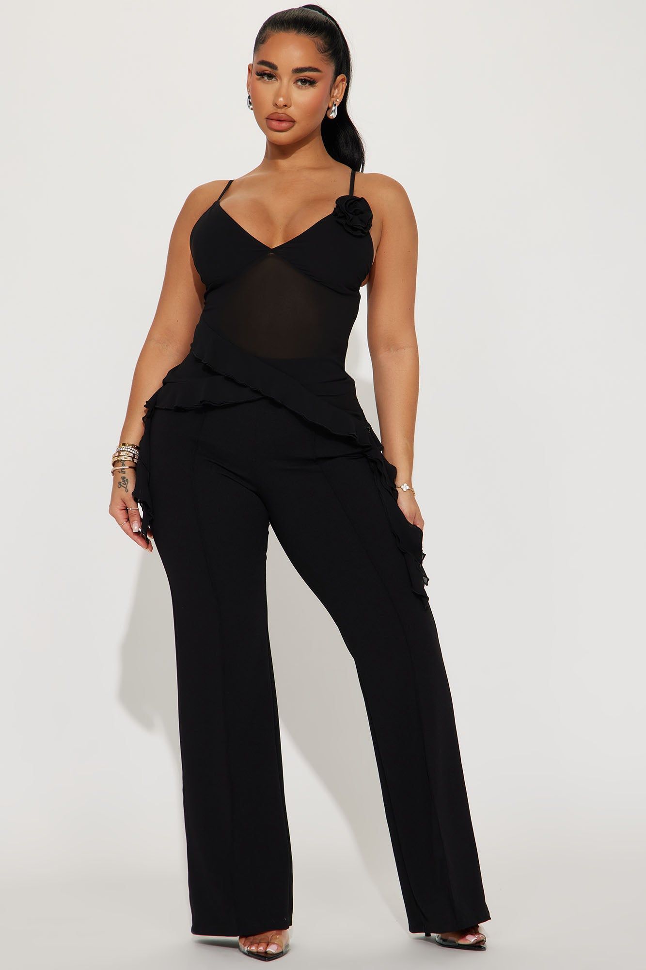 Vanessa Cami Top - Black sold by Fashion Nova product image thumbnail 2