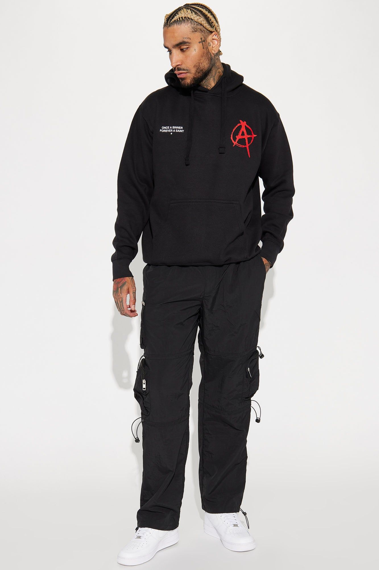 Forever A Saint Hoodie - Black sold by Fashion Nova product image thumbnail 3