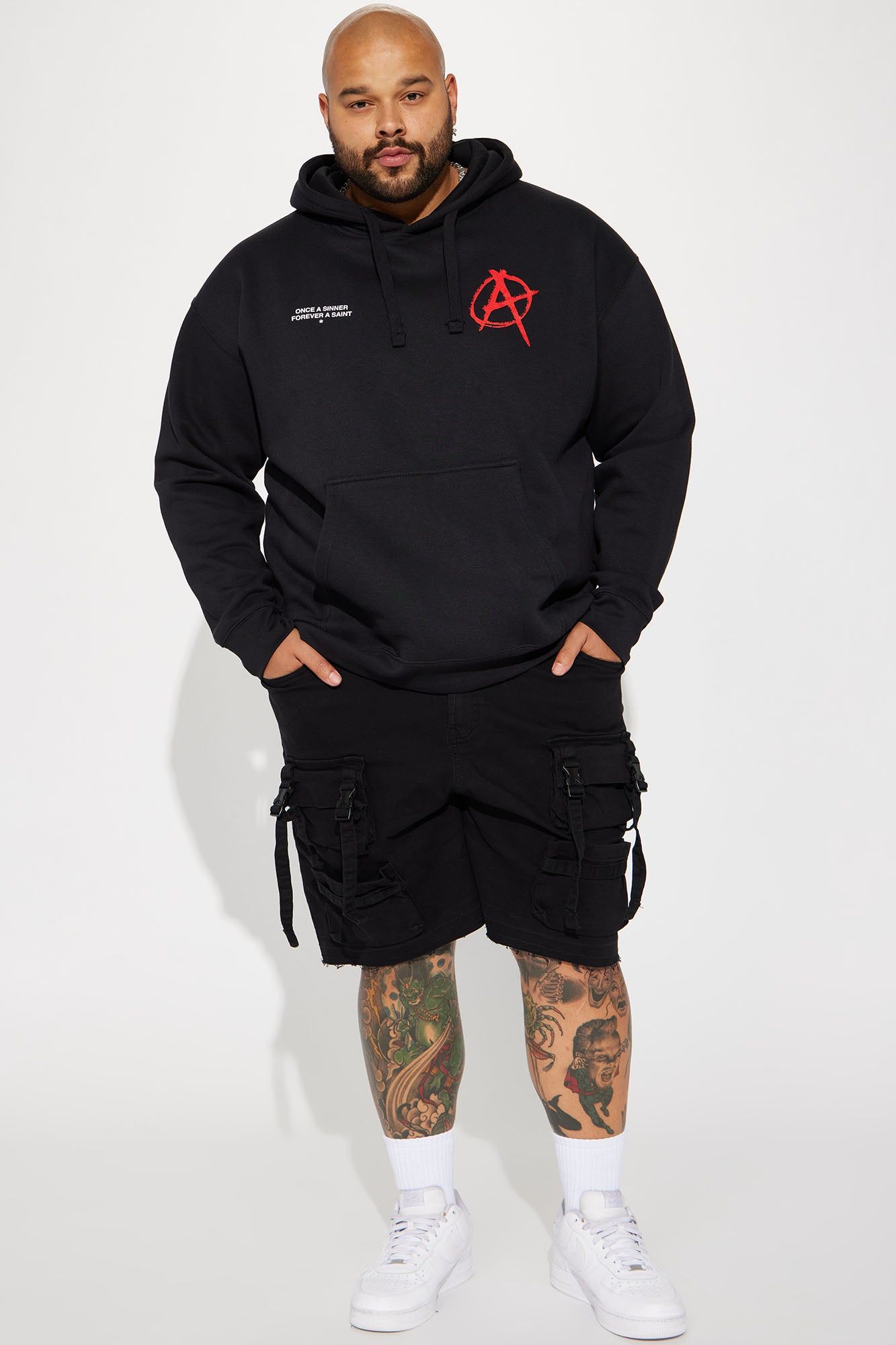 Forever A Saint Hoodie - Black sold by Fashion Nova product image thumbnail 6