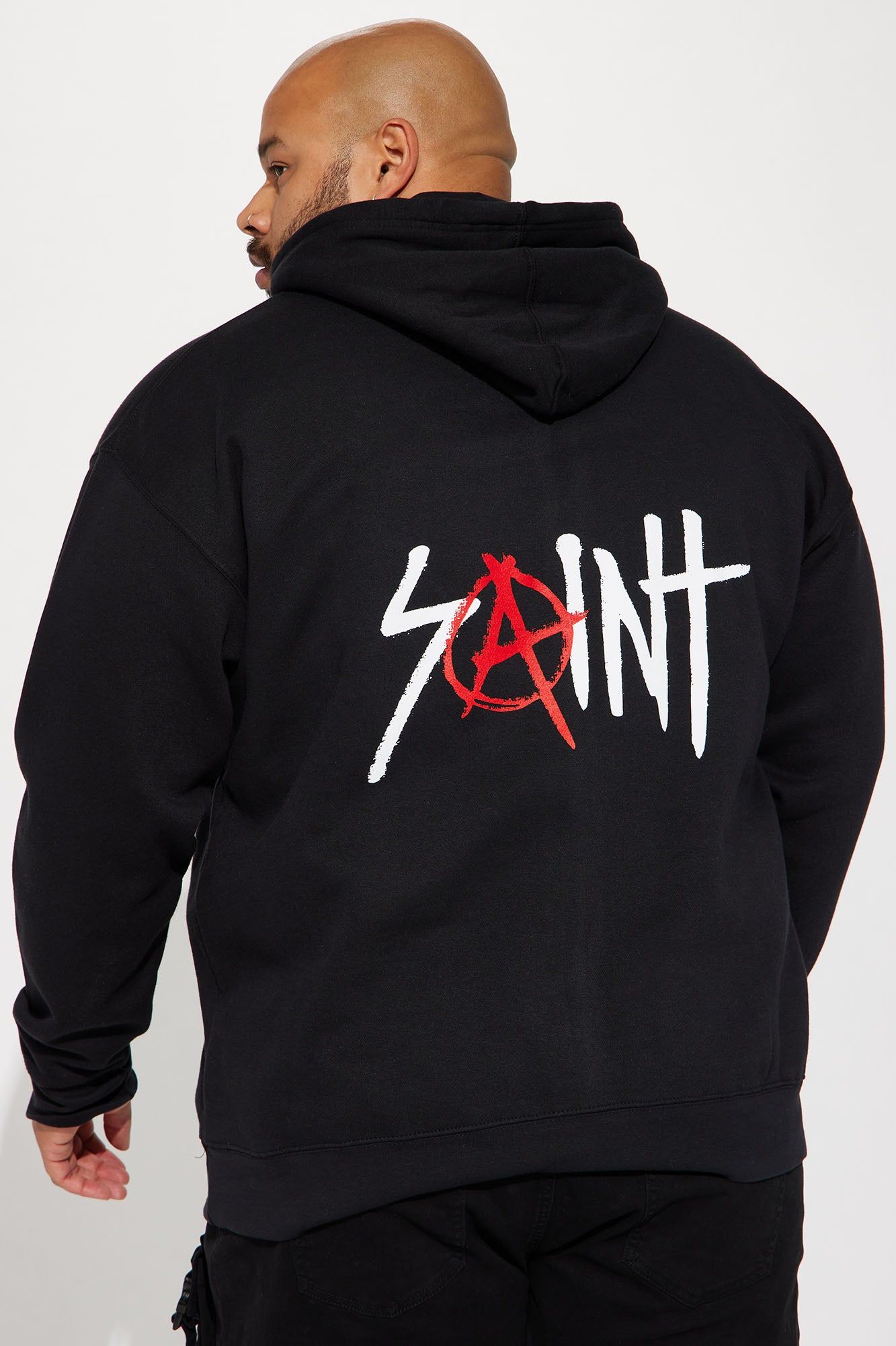 Forever A Saint Hoodie - Black sold by Fashion Nova product image thumbnail 9