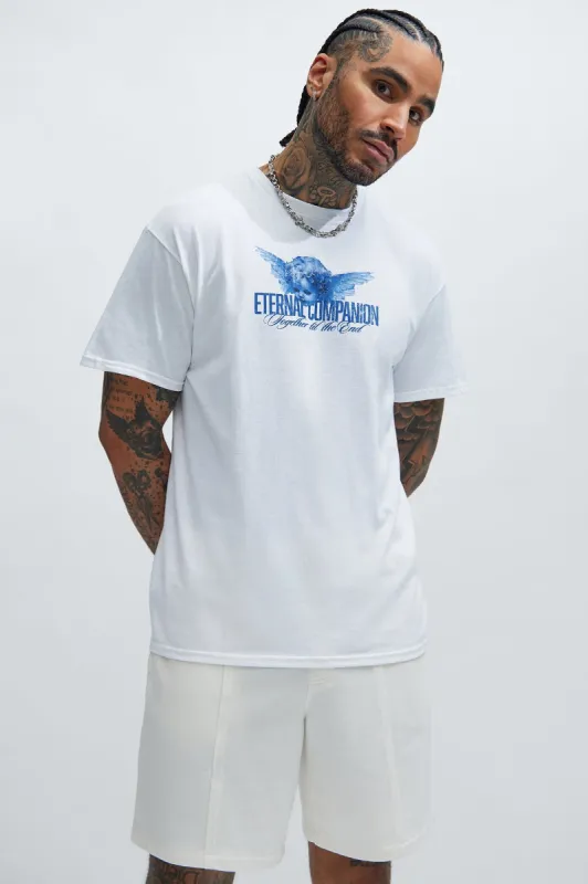 Eternal Companion Short Sleeve Tee - White sold by Fashion Nova
