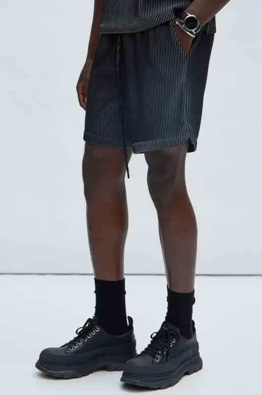 Klarence Shorts - Black/combo sold by Fashion Nova