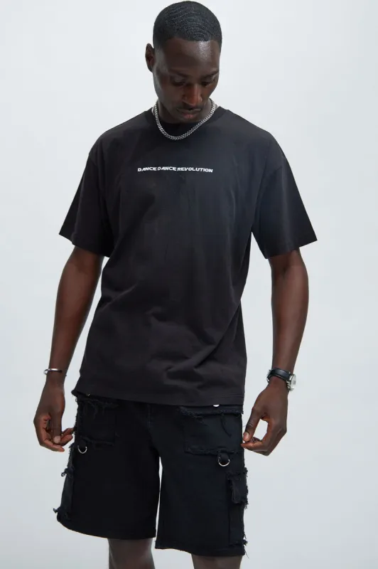 Dance Dance Revolution Series Short Sleeve Tee - Black sold by Fashion Nova
