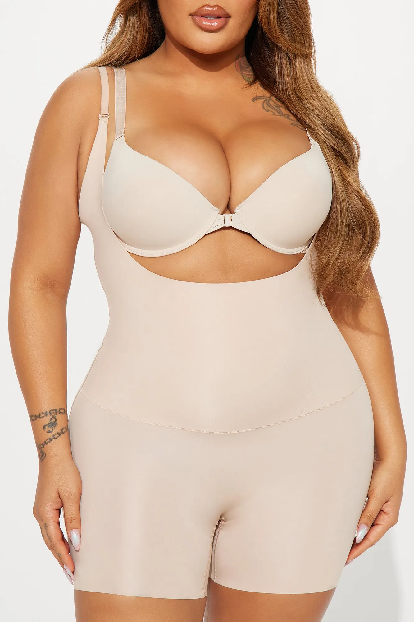 Layer Of Confidence Shapewear Romper - Nude sold by Fashion Nova product image thumbnail 5