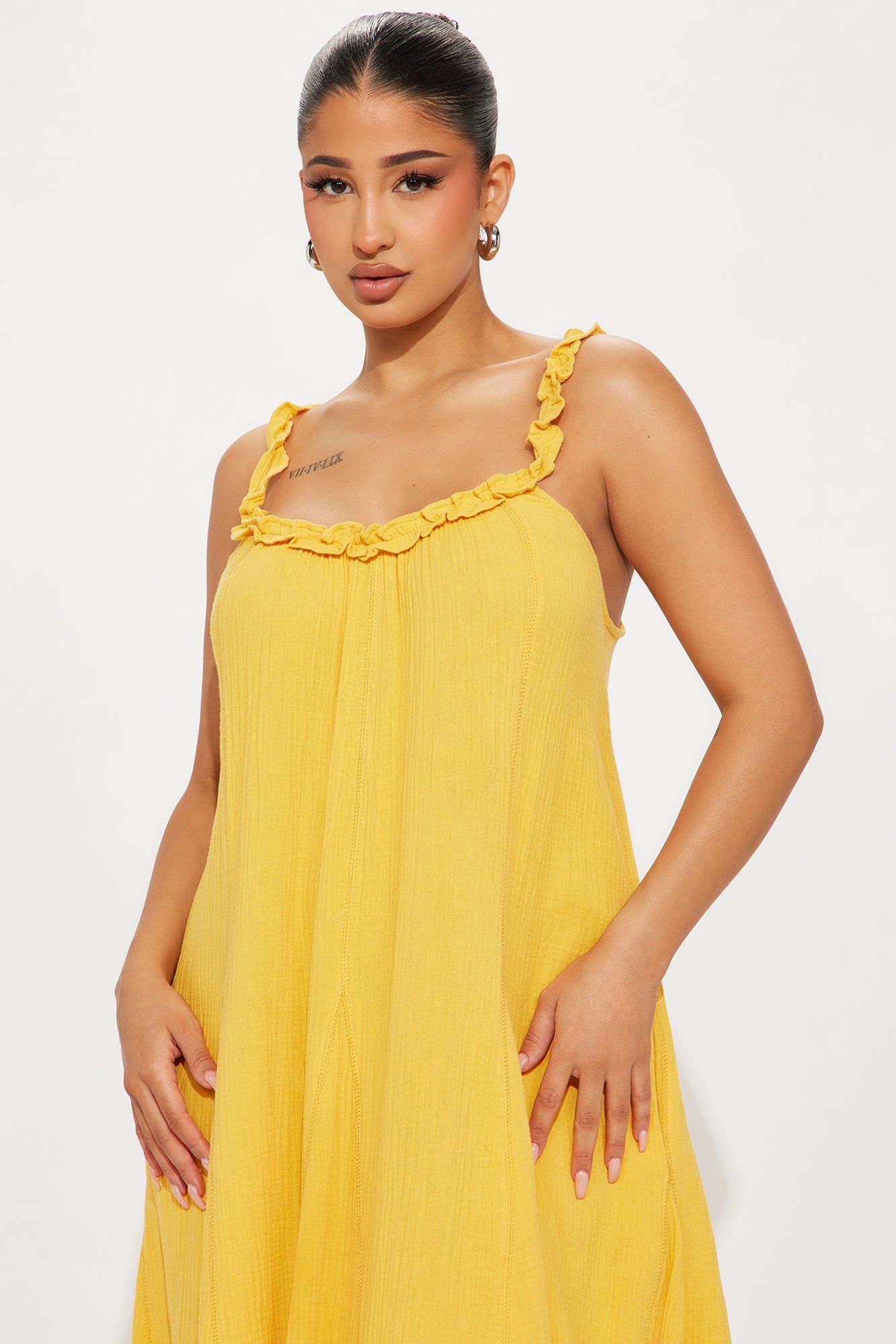 Heide Maxi Dress - Mustard sold by Fashion Nova product image thumbnail 2
