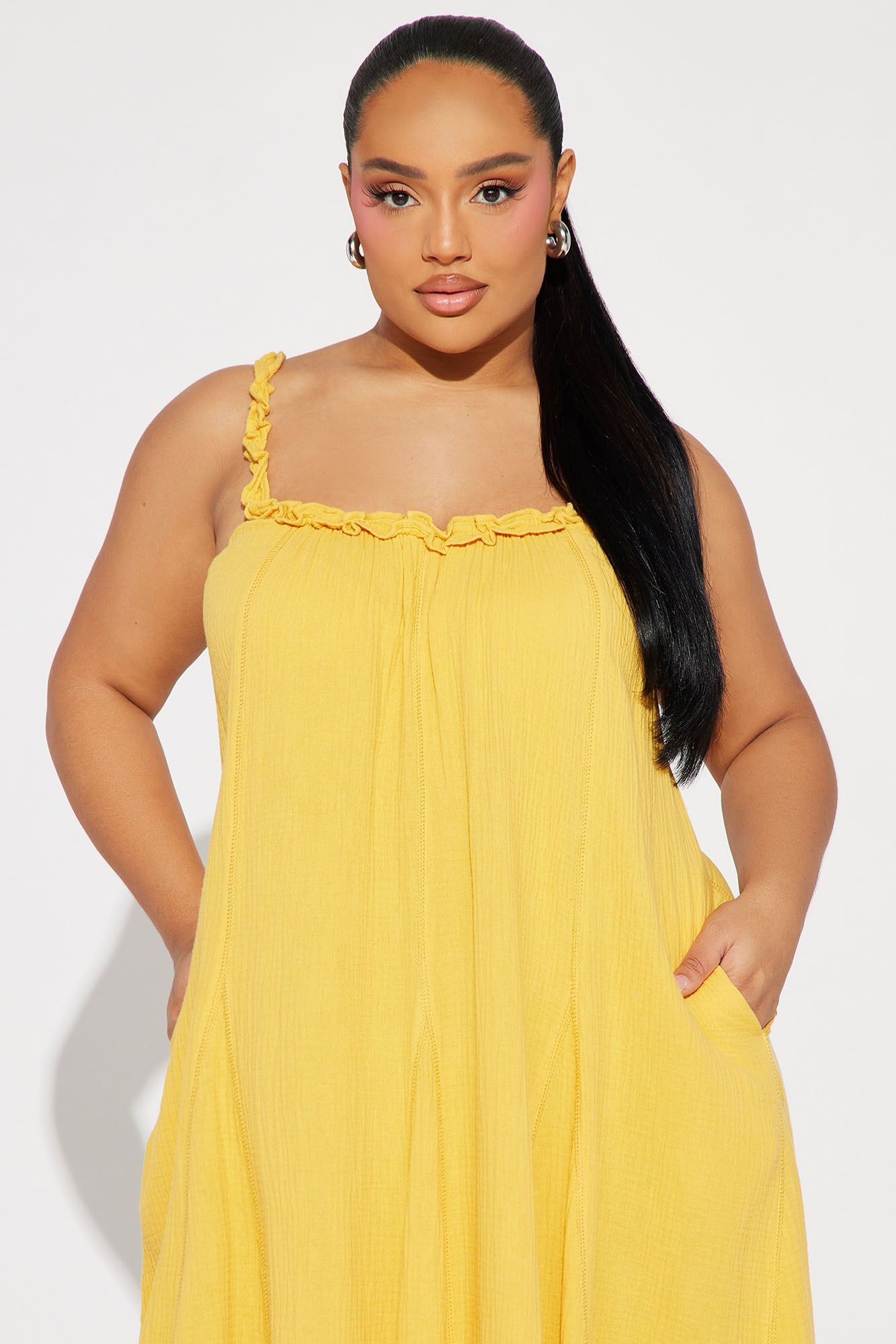 Heide Maxi Dress - Mustard sold by Fashion Nova product image thumbnail 5