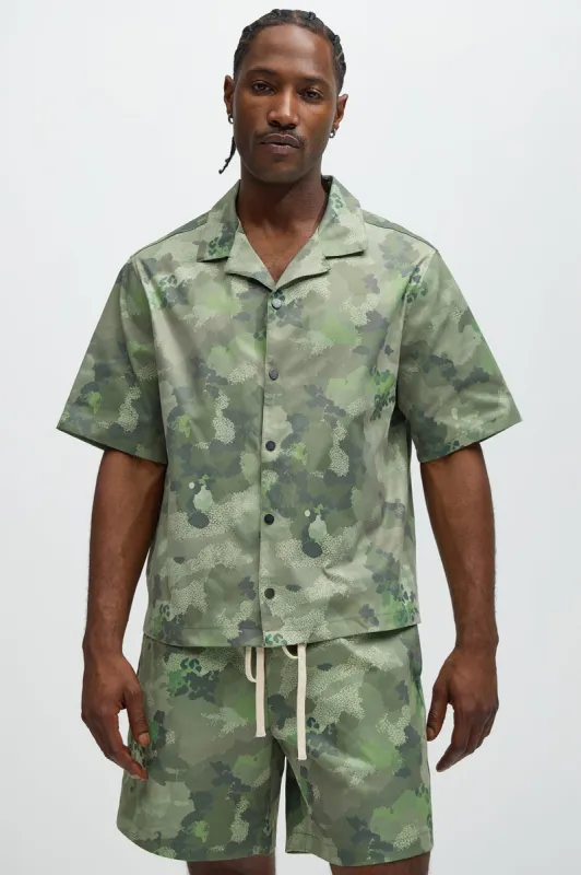 Donwood Camouflage Shirt - Camouflage sold by Fashion Nova