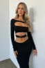 Better Than Revenge Cut Out Top - Black sold by Fashion Nova
