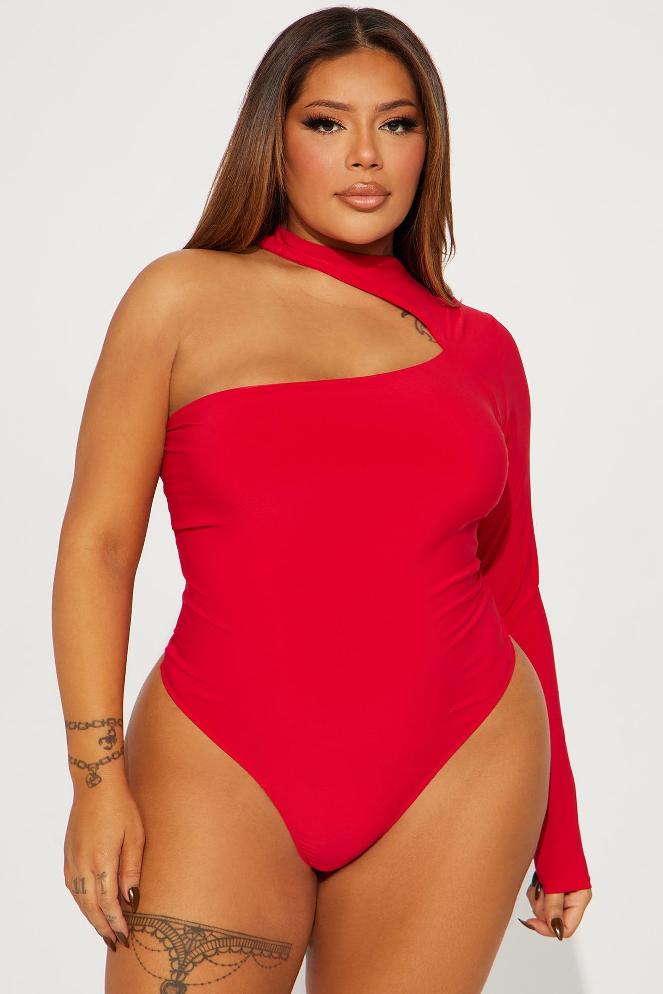 Not That Innocent Bodysuit - Red sold by Fashion Nova product image thumbnail 5