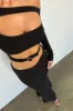Better Than Revenge Cut Out Top - Black sold by Fashion Nova
