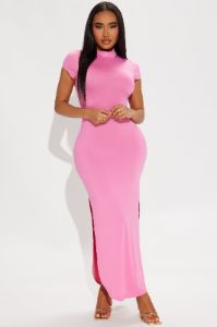 Jenny Maxi Dress - Pink sold by Fashion Nova