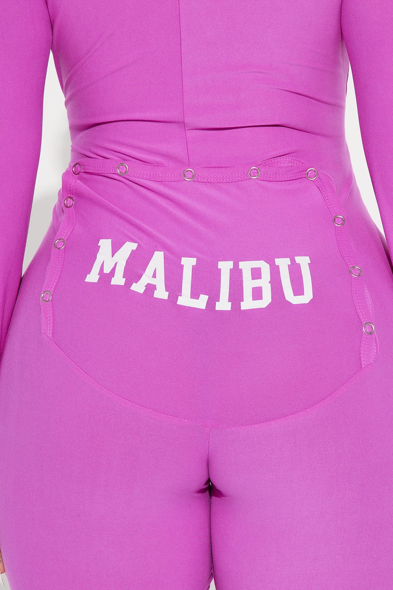 Malibu PJ Jumpsuit Onesie - Purple sold by Fashion Nova product image thumbnail 4