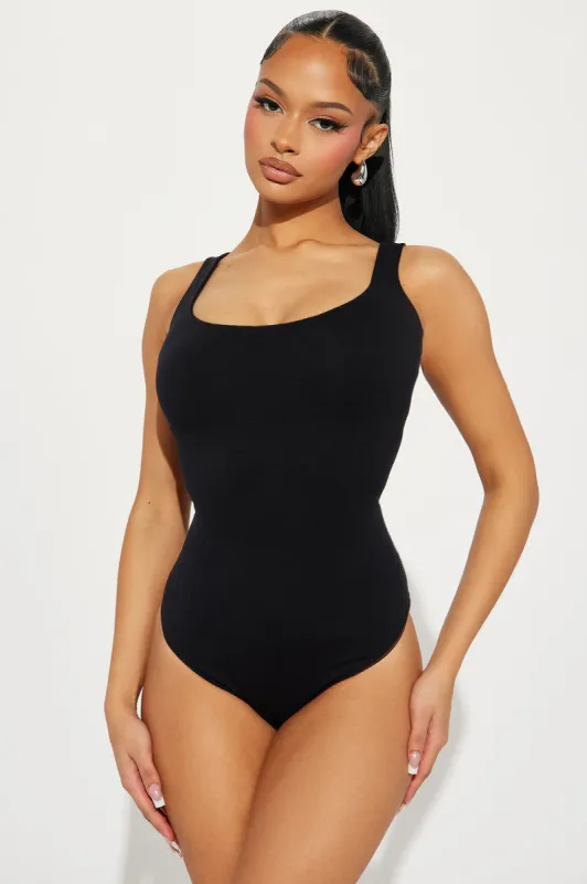 Hot Take Seamless Bodysuit - Black sold by Fashion Nova