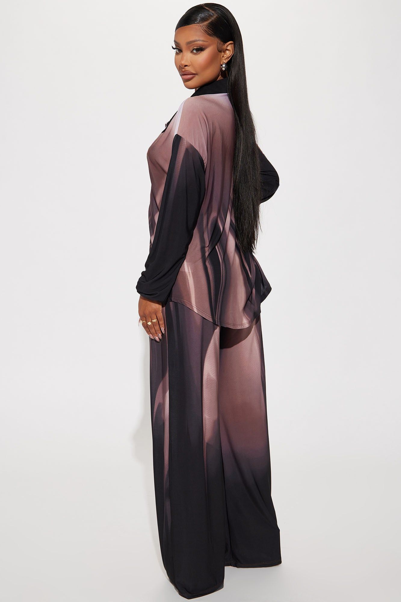 Feeling Lovely Pant Set - Brown/combo sold by Fashion Nova product image thumbnail 3